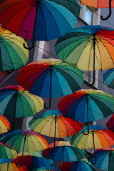 colorful umbrella background