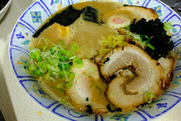 typical noodles japanese food known as ramen