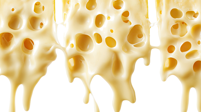 Delicious Melted Cheese With Gooey Borders Stretching From a Dish Generative AI