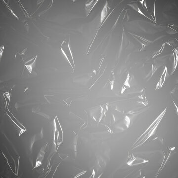 Abstract Plastic Wrap Texture, Transparent Design Element Overlay Effect. Png