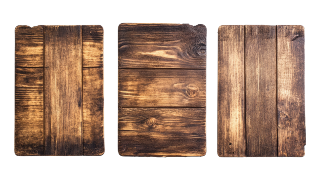 Empty Wooden Signs Ready for Crafting or Customization in a Workshop Generative AI