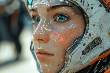 A startup using AI to revolutionize the way people interact with technology, from voice commands to facial recognition. Concept of innovation.