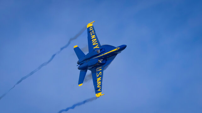 The Navy's Blue Angels demonstration Team