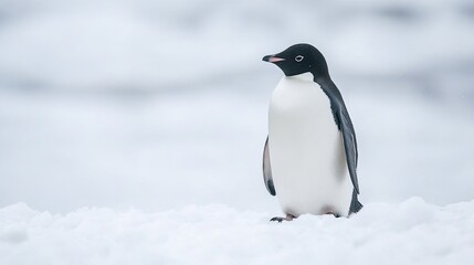 Naklejka premium penguin isolated on white background