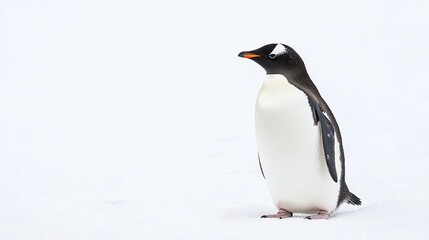 Fototapeta premium penguin isolated on white background
