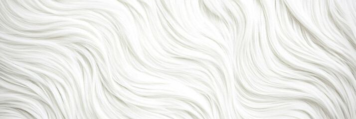 Obraz premium Abstract white wavy lines background.