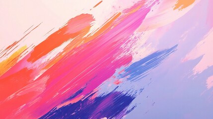 Abstract Colorful Brushstroke Background Design