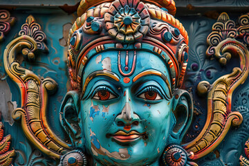 Hindu God Vishnu, Generative AI