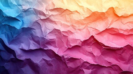 Fototapeta premium a highresolution image showcasing the intricate details of a crumpled paper texture serving as a background with a soft pastel color palette embodying a minimalist and aesthetic vibe
