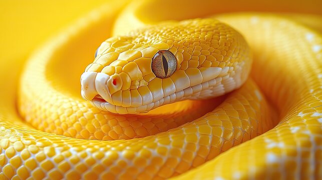 a yellow snake on a yellow background symbolizing python programming libraries