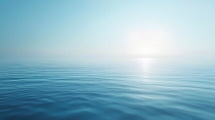 Obraz premium Serene Ocean Horizon at Dawn
