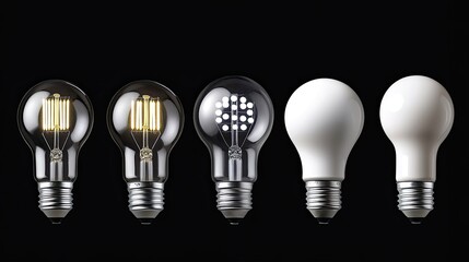 Energy-saving LED bulbs provide long-lasting light and reduce electricity costs.