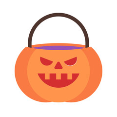 candy bucket Halloween  Icon