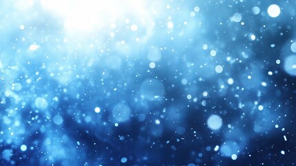 Obraz premium Sparkling Blue Background with Soft Bokeh Effect