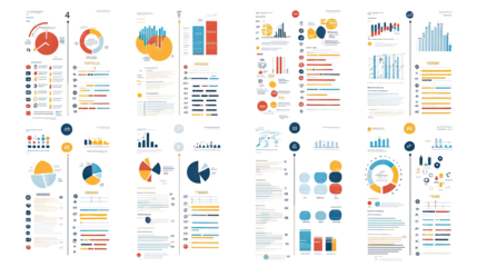 Vertical Timeline Infographic Showcasing Key Elements of Progress Generative AI