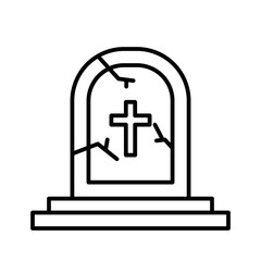 grave stone Halloween  Icon