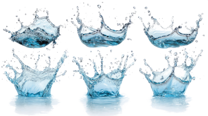 Dynamic Water Splashes Captured During a Refreshing Summer Moment Generative AI