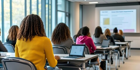 Corporate Training Room with Interactive Racial Bias Awareness Programs and Assessment Tools