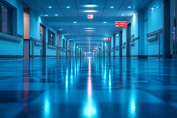 A hospital using AI to allocate resources, raising questions about fairness in healthcare. Concept of health.