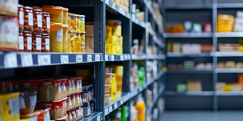 Modern Food Bank with Efficient Inventory Management Technology and Distribution System