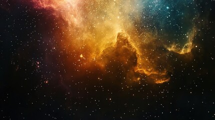 Obraz premium Stunning Cosmic Nebula in Vibrant Colors
