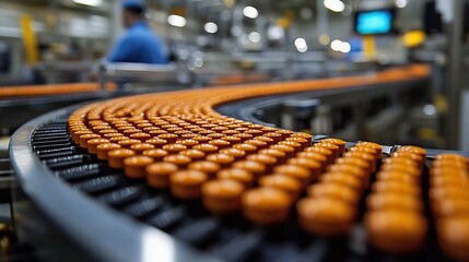 A pharmacy plant in action showcases an efficient production line, integrating technology to streamline the drug manufacturing process.
