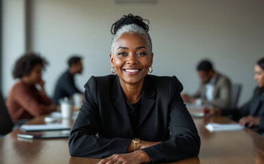 Empowered Black Woman CEO Business