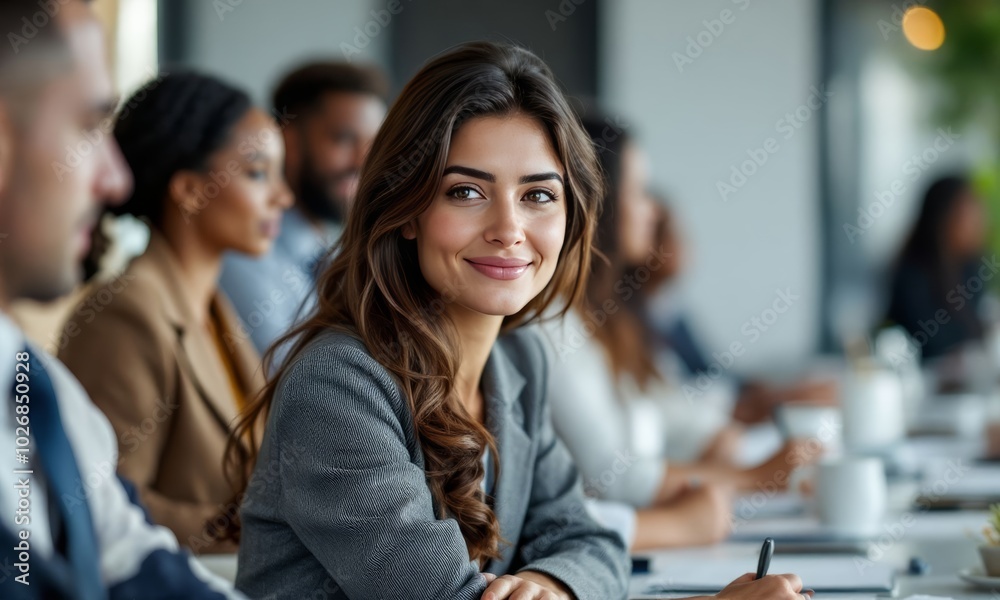 Wall mural professional businesswoman puerto rican latina diverse