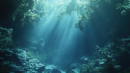 Fototapeta premium underwater view of a coral reef