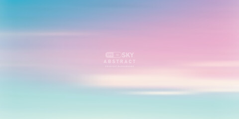 Blue sky and coolorful cloud abstract gradient vector background. © DOUGLAS