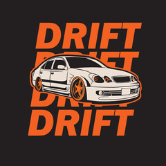 Car Vector Illustration For Conceptual Design. Suitable for posters, stickers, t-shirt prints, and banners.   © Nehemialeo