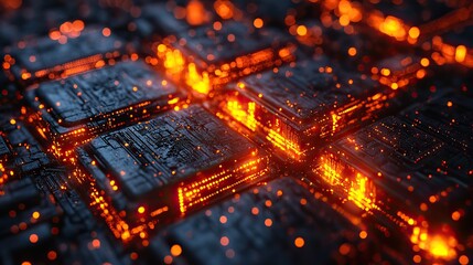 Conceptual illustrations depict electric batteries, showcasing advancements in sustainable energy storage and technology.