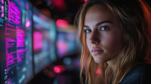 Cybersecurity measures combat hacking threats, protecting digital environments from cyber attacks.