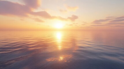 Serene Sunset Over Tranquil Waters