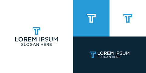 Letter T logo icon design template elements. vector illustration