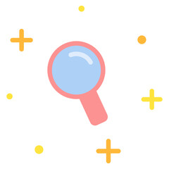 Fototapeta premium 돋보기 아이콘 
