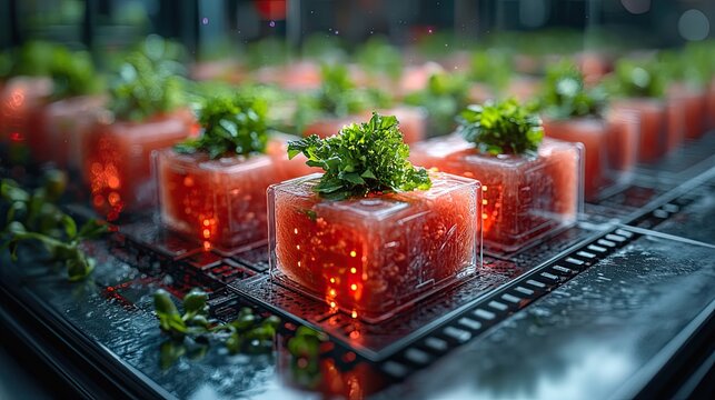 Foodtech innovation is represented through digital illustrations, highlighting the evolving role of technology in the food industry.