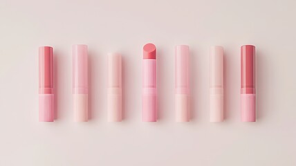 Pink lip gloss tint with color shading pallete smudge gel,Liquid lipsticks with smudge stroke paint,makeup cosmetic lips, product mockup for beauty fashion business,sale,swatch color,template.