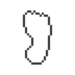 human foot element pixel art