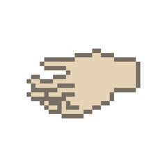 human cute hand pixel art