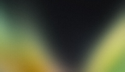 Green orange gray color flow smooth grainy gradient texture backdrop with vibrant colors glowing, bright, shine, glow, noise texture effect web banner or poster.