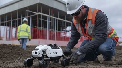 Construction Site Inspection with Robotic Technology