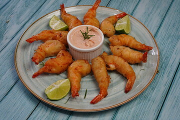Camarão Empanado - Fritura - Tira Gosto