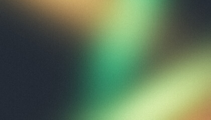 Orange green dark color wave smooth grainy backdrop design with Vibrant colors noisy gradient, bright, shine, glowing, hue, noise texture effect, banner or poster