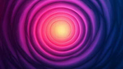 Obraz premium Vibrant Circular Echoes in Gradient Colors
