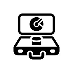 Radio telescope flat icon,