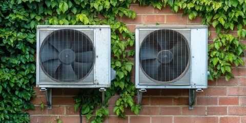 Condenser Unit and Compressor Systems Outside Industrial Factory A Closer Look at HVAC Components