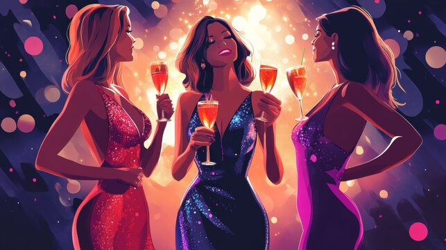 Dancing queens' birthday bash