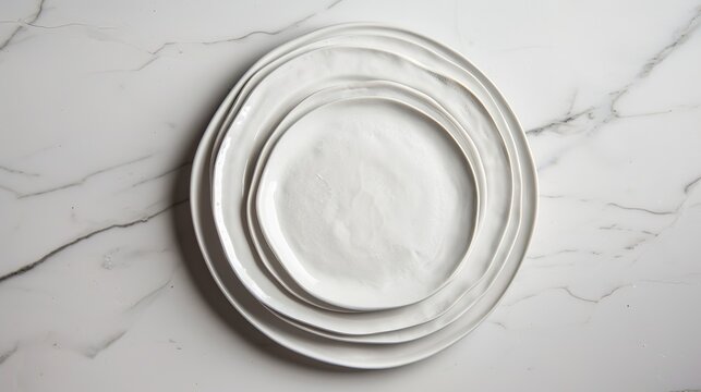 White European Italian Plate - an elegant and classic design. This white plate embodies the essence of Italian dining and adds sophistication to any table setting.