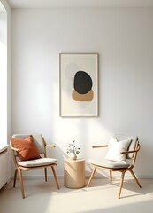 modern living room with sofa